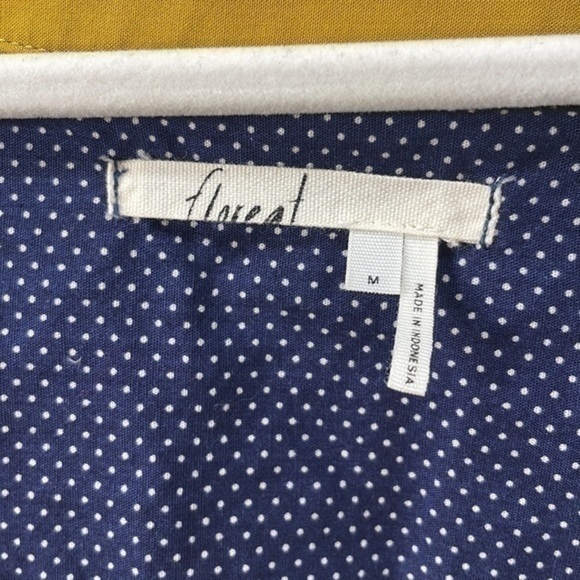 Anthropologie M Mustard Yellow Embroider long sleeve mini dress Raella - Picture 3 of 4